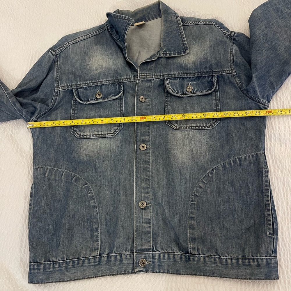 Vintage Jean Jacket Large - Picture 7 of 9